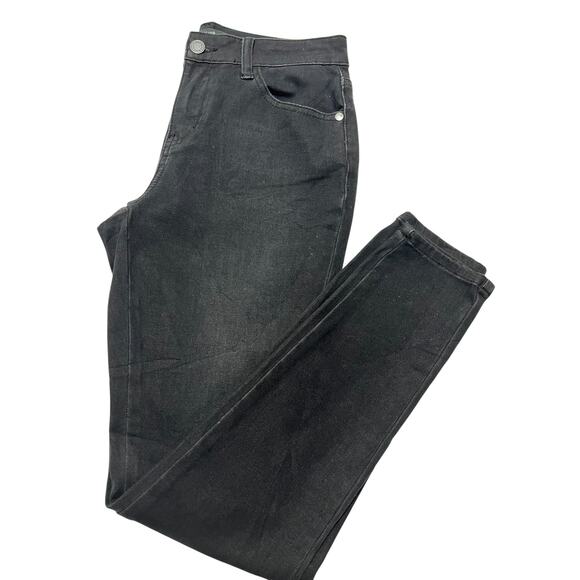 Judy Blue Denim - Judy Blue Skinny Jeans Women’s Size 3/26 Black Stretch Denim Mid Rise